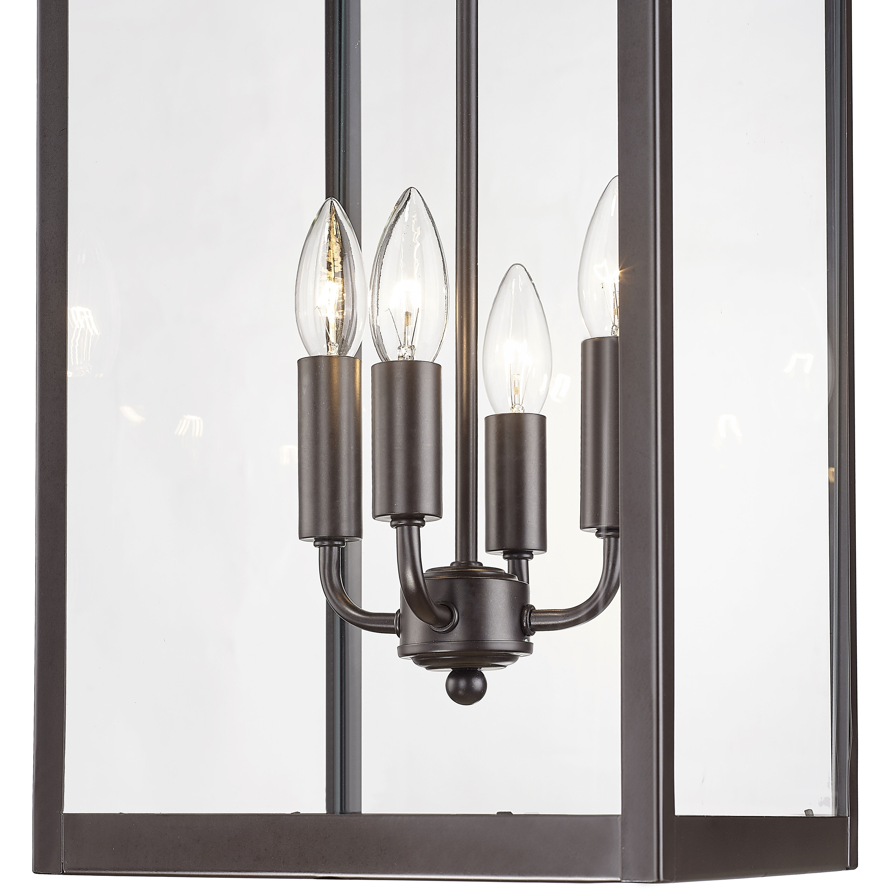 Barkeley 4 Light 30 inch Powder Coated Bronze Outdoor Wall Sconce